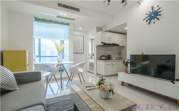 53平现代小户型公寓装修效果图     平凡就是小而确信的幸福